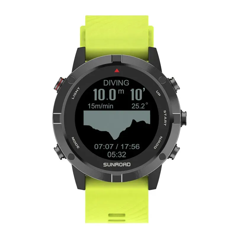 SUNROAD Men's Sports Watch: GPS Positioning, Multi-Sport Data Analysis, Waterproof, Mobile Sync