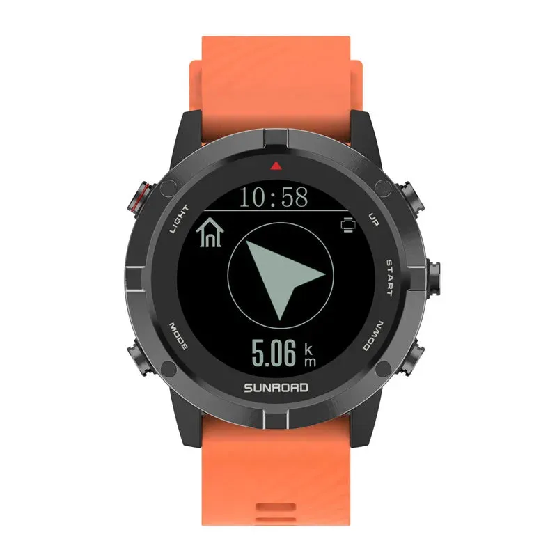 SUNROAD Men's Sports Watch: GPS Positioning, Multi-Sport Data Analysis, Waterproof, Mobile Sync