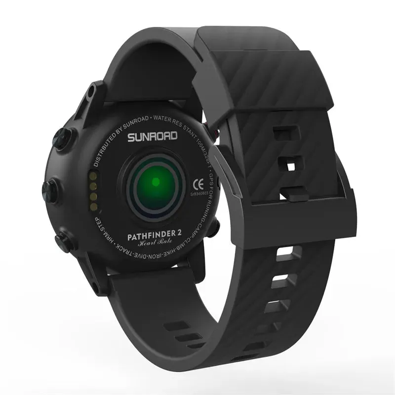 SUNROAD Men's Sports Watch: GPS Positioning, Multi-Sport Data Analysis, Waterproof, Mobile Sync