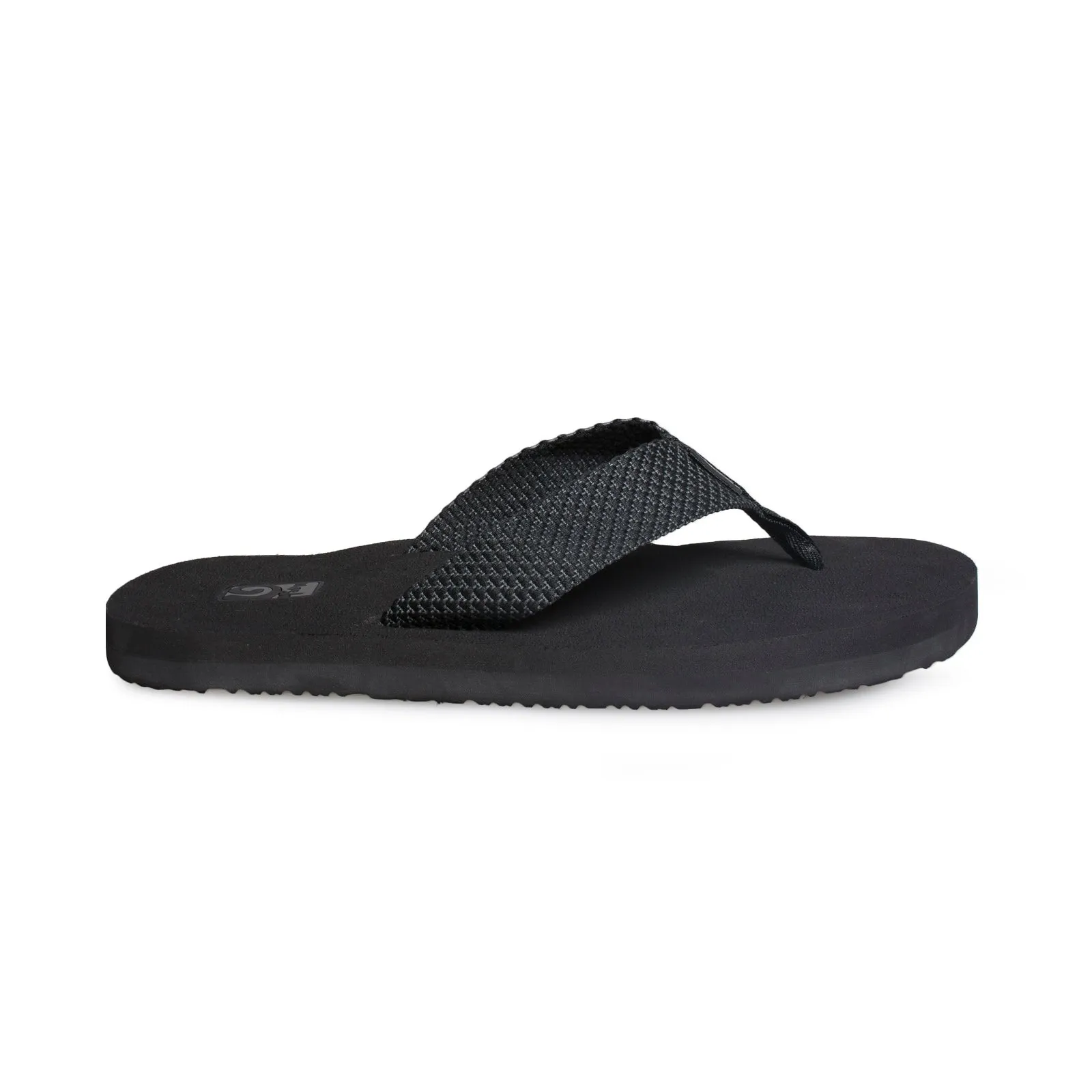 Teva Mush II Sterlika Black Flip Flops - Men's