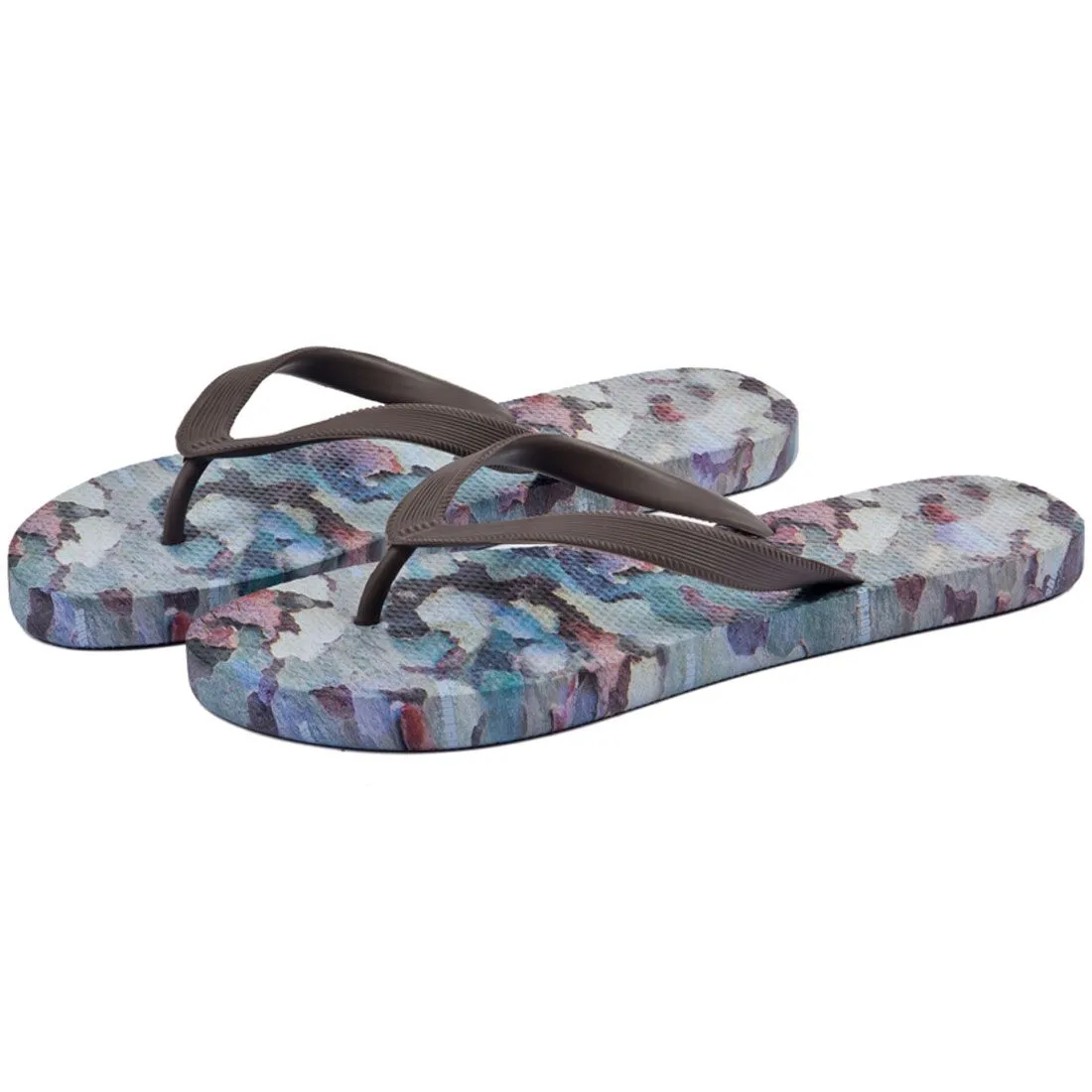 Tree Camo Beach Flip Flops