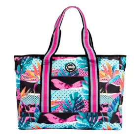 Tropical Summer Leaves Tote Bag