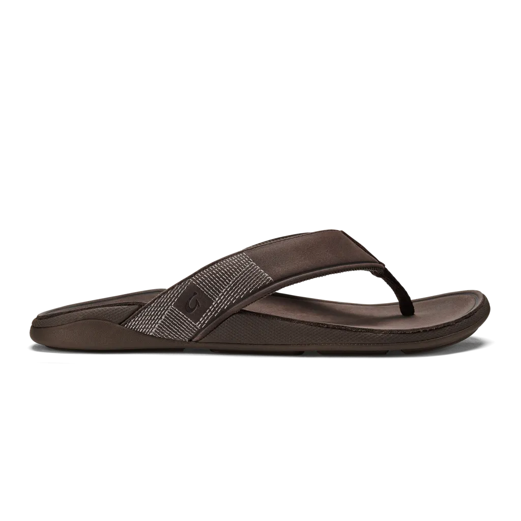 Tuahine Men's Waterproof Leather Beach Sandal