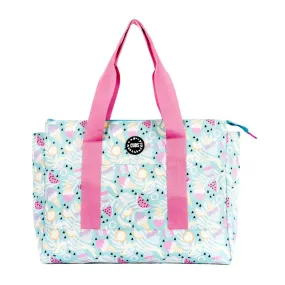 Turquoise Tie Dye & Pastel Ice creams Double Face Tote Bag