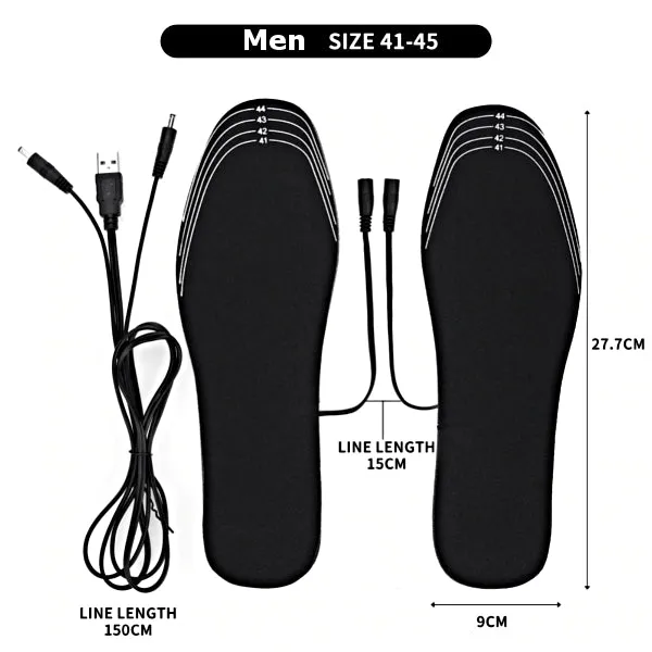 USB Electric Powered Heated Insoles