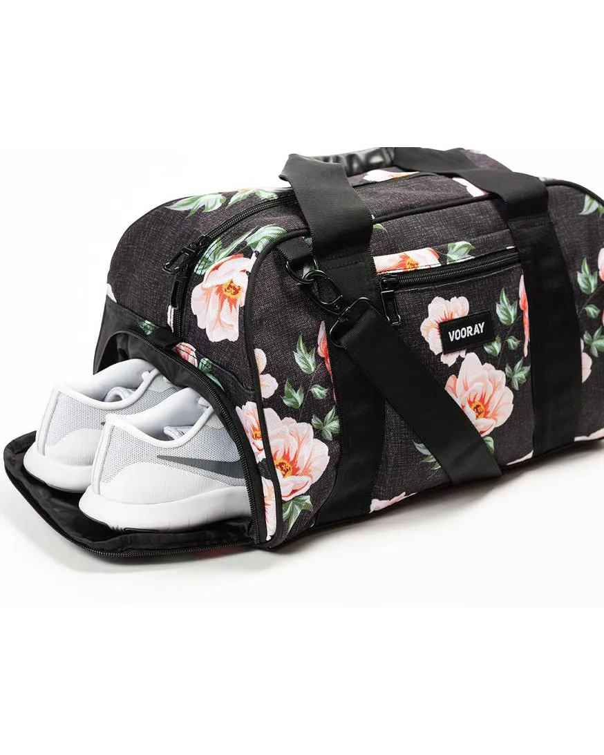 Vooray Burner Gym Duffel Bag - Rose Black