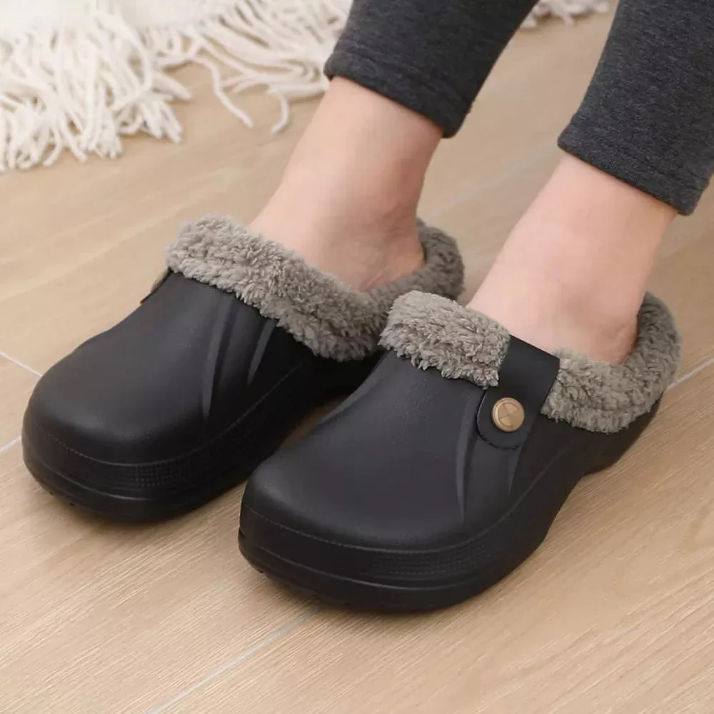 Warm UGG Clogs Slippers Women's Men's EVA Waterproof Non-slip