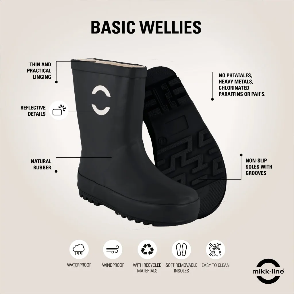 Wellies Solid - Black