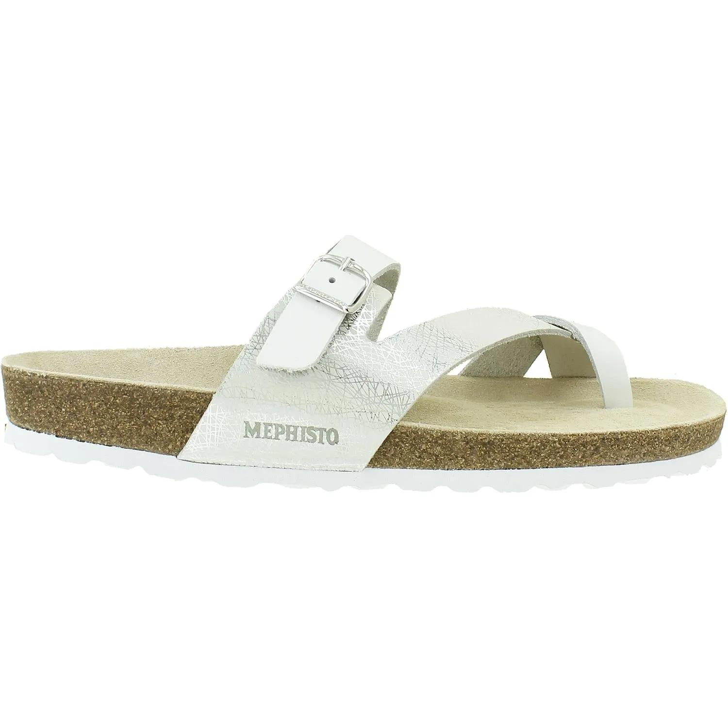 Women's Mephisto Nalia White Edison Leather