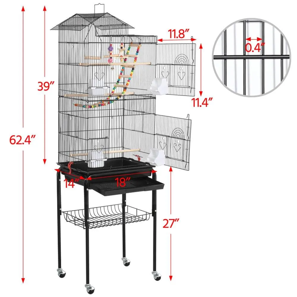 Yaheetech Bird Cage for Sale 62.4 Inch