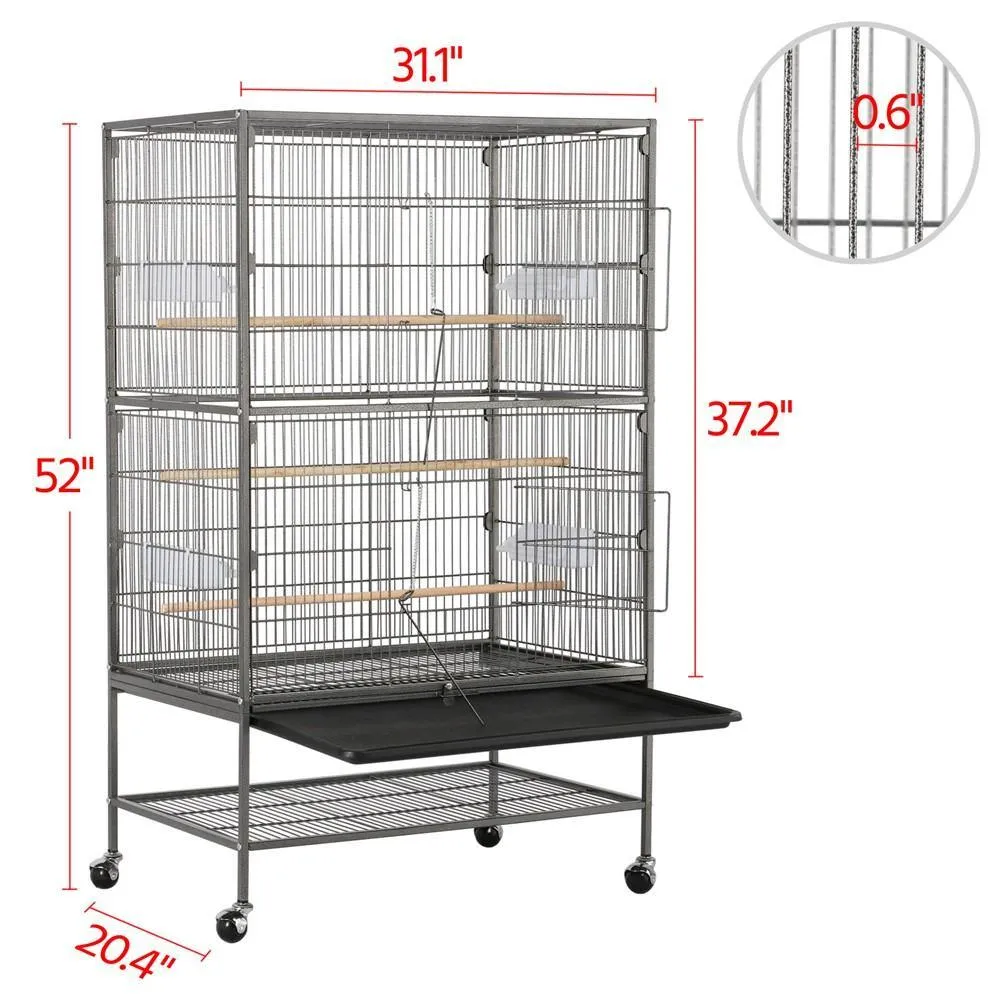 Yaheetech Large Bird Cage 52 Inch